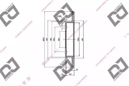 Тормозной диск DJ PARTS купить